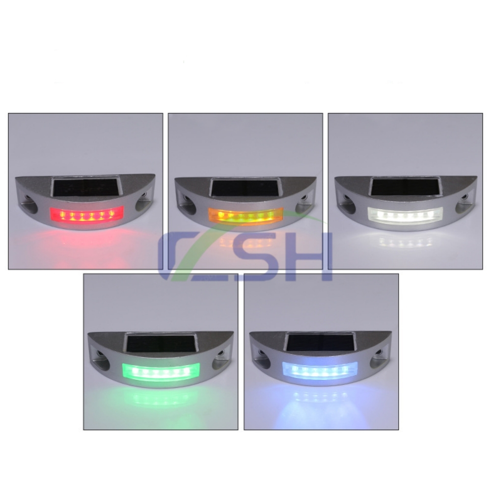 太阳能新月形路钉 LED 半月形路面标志灯