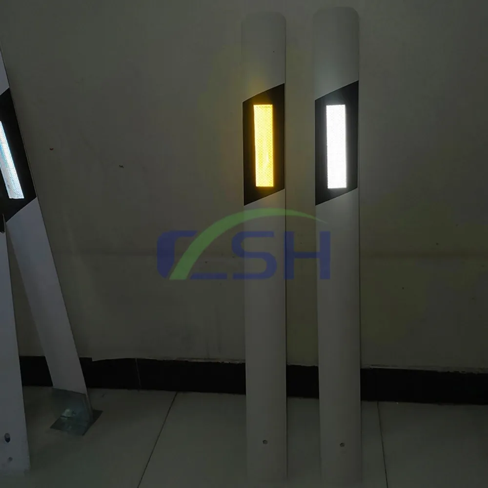 立柱划线标柱轮廓标 玻璃纤维 PVC 钢 铝埋入式安装道路导向警示反光公路安全标线